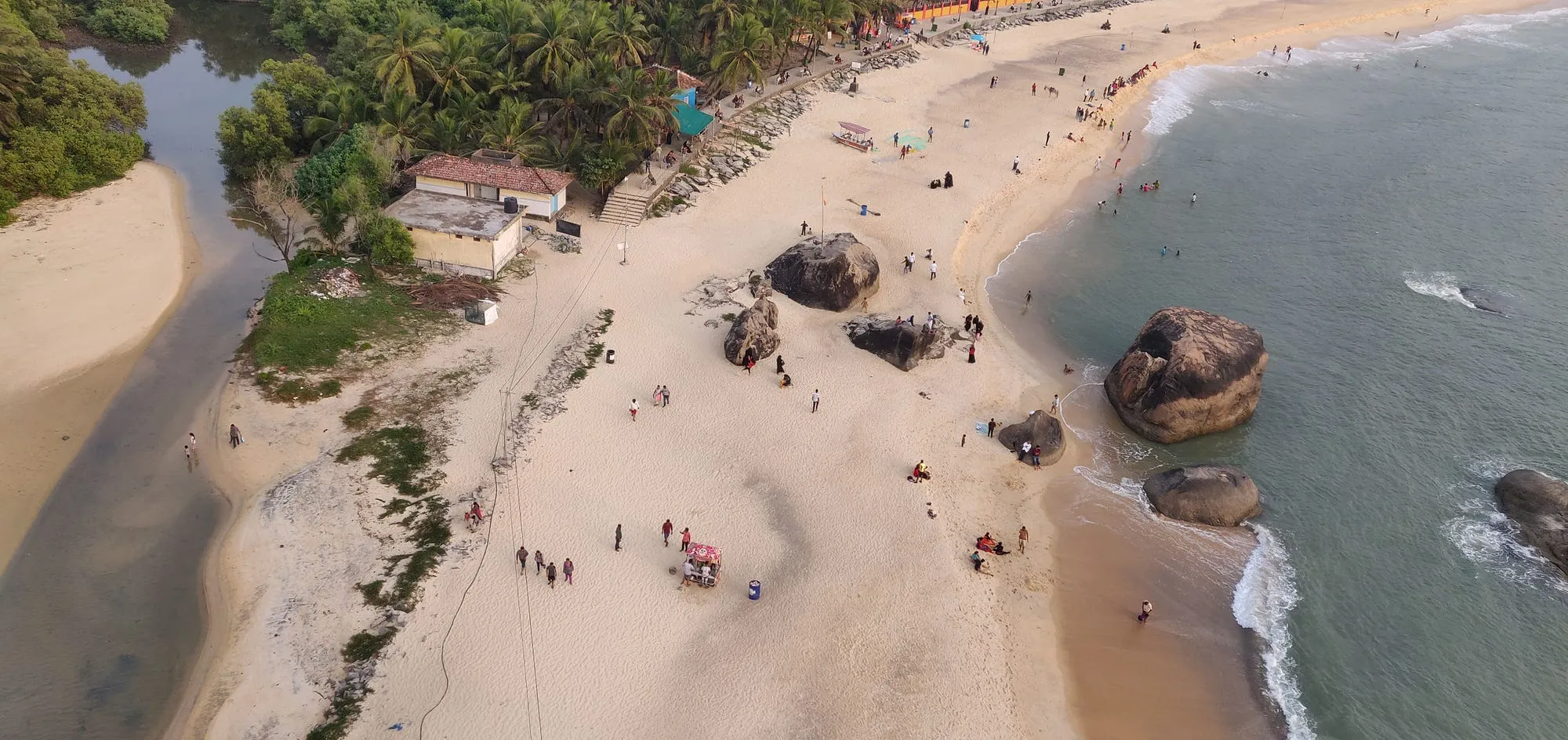 View of Kapu beach from the Lighthouse. PC: Praveen Gorakala